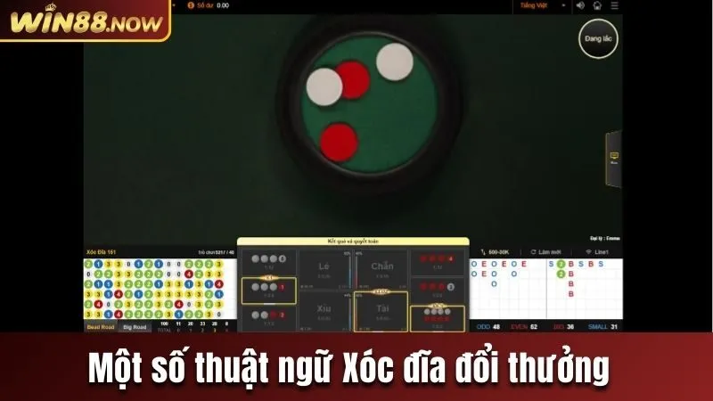 Xóc đĩa đổi thưởng cùng một số thuật ngữ phổ biến